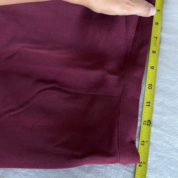VTG NWT Appleseeds Petite/ Womens Petite Midi Skirt Maroon, Size 6P - Picture 14 of 16